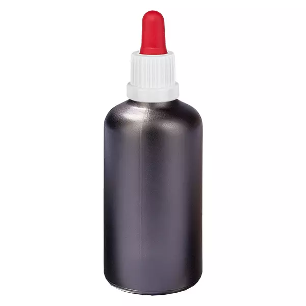 100ml Pipettenfla. weiß/rot Originalitätsverschluss BlackLine UT18/100