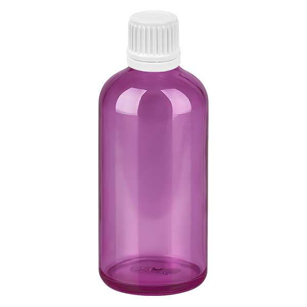 100ml Tropfflasche 0.7mm weiss Originalität Schraubverschlusserschluss  PurpleLine UT18/100