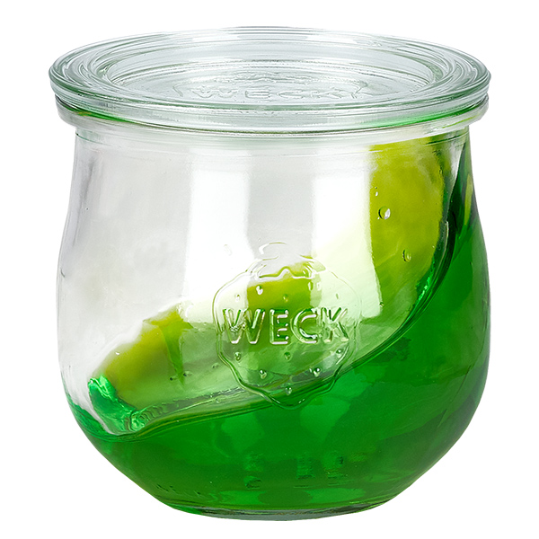 48er Set Weck Gläser 370ml Tulpenglas mit 48 Glasdeckeln 48er Set Weck Gläser 370ml Tulpenglas mit 48 Glasdeckeln