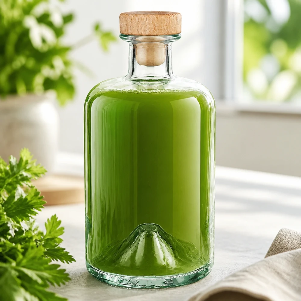 500ml Apothekenflasche "Classic" mit Holzgriffkorken UNiTWIST®