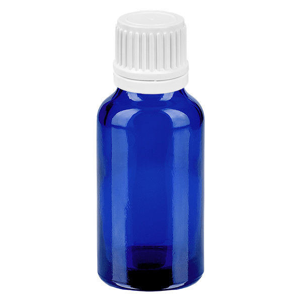20ml Flasche 11mm Schraubverschluss weiß Originalitätsverschluss BlueLine UT18/20