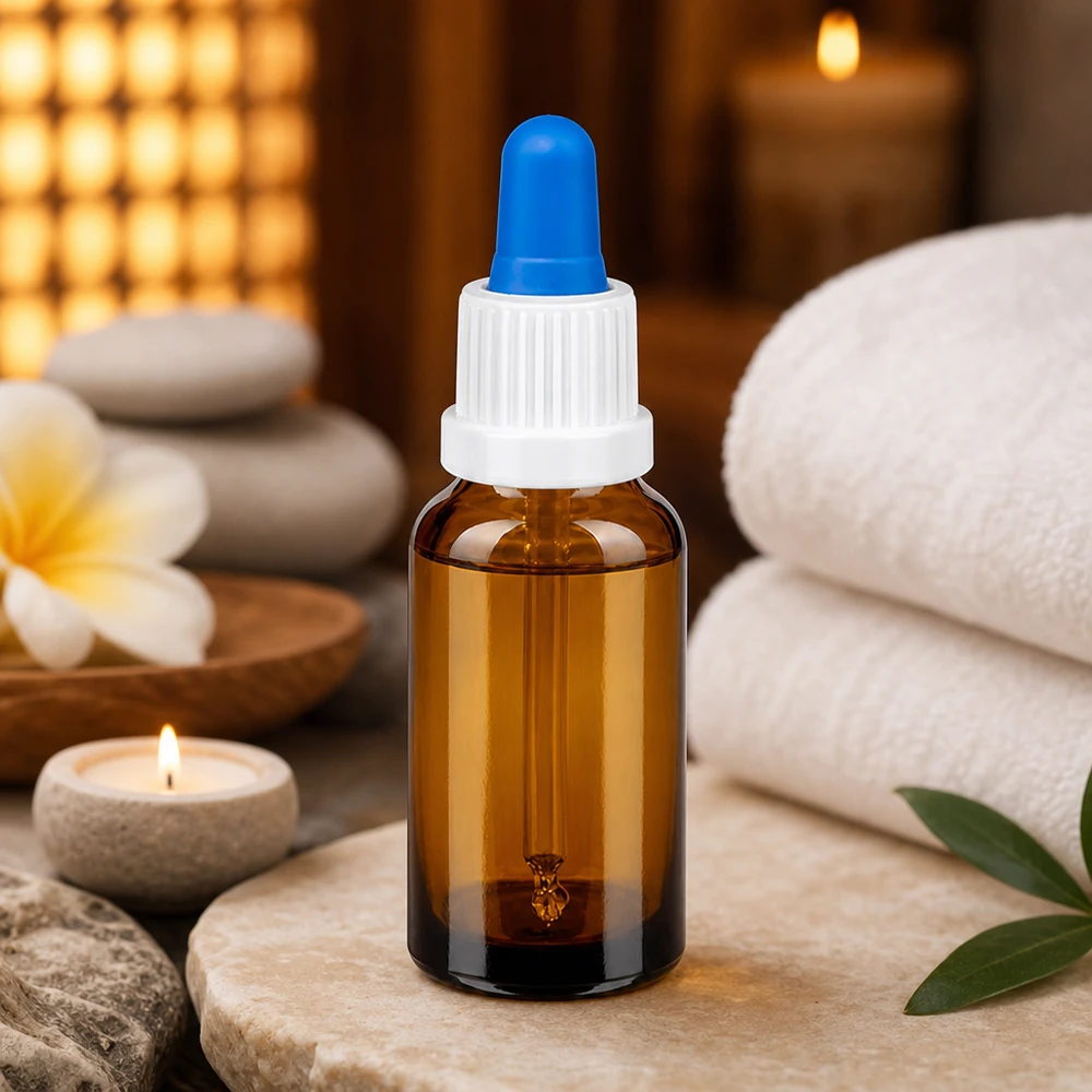 Robuste Braunglas-Pipettenflasche 20ml mit kindersicherem Verschluss für den professionellen Einsatz