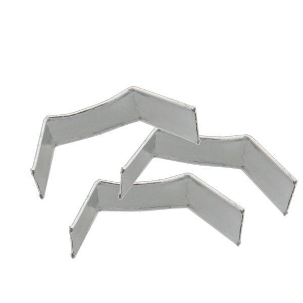 U-Clipbandverschluss silber (100er Pack) 40mm