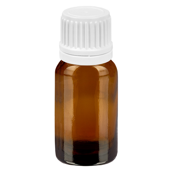 10ml Flasche 11mm Schraubverschluss weiß Originalitätsverschluss BrownLine UT18/10