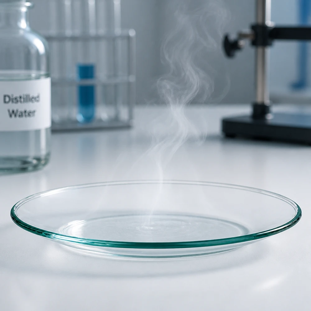 Präzisions-Laborschale 8cm aus hitzebeständigem Glas für analytische Arbeiten