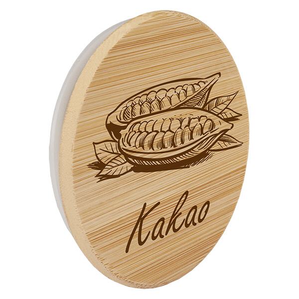 Holzdeckel "Kakao" für WECK RR100 Holzdeckel "Kakao" für WECK RR100