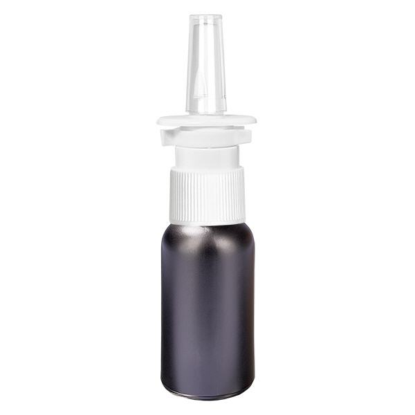 30ml Nasensprayflasche weiß/transparent Standardverschluss BlackLine UT18/30