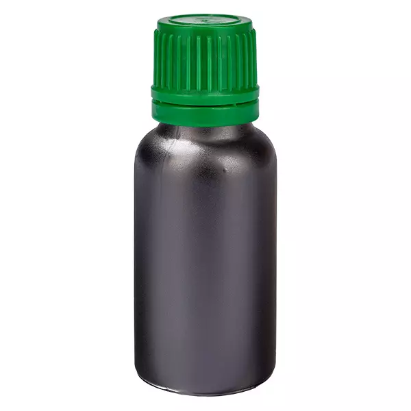 20ml Flasche 11mm Schraubverschluss grün Originalitätsverschluss BlackLine UT18/20 20ml Flasche 11mm Schraubverschluss grün Originalitätsverschluss BlackLine UT18/20