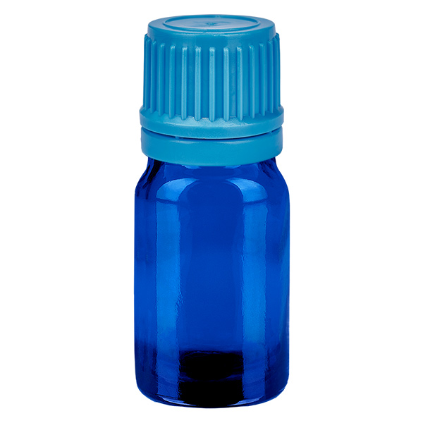 5ml Flasche 11mm Schraubverschluss blau Originalitätsverschluss BlueLine UT18/5