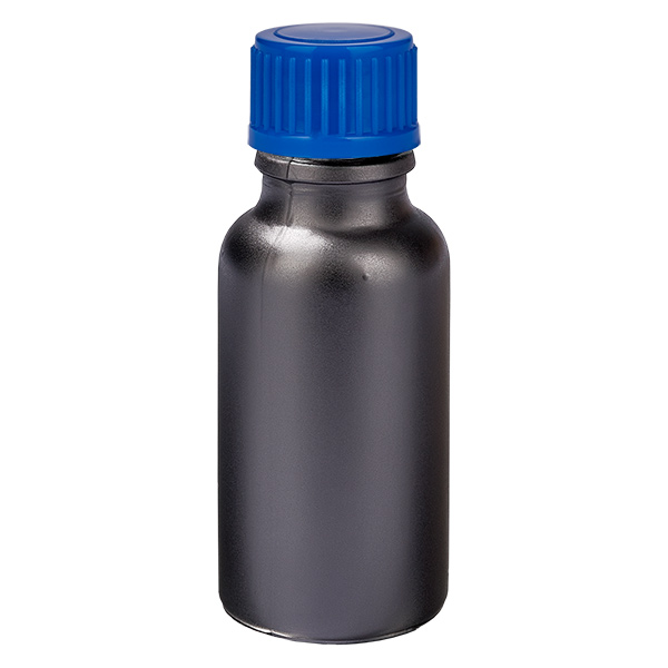 20ml Flasche 11mm Schraubverschluss blau Standard BlackLine UT18/20 20ml Flasche 11mm Schraubverschluss blau Standard BlackLine UT18/20