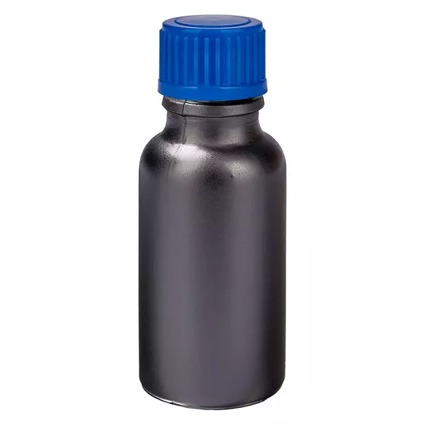 20ml Flasche 11mm Schraubverschluss blau Standard BlackLine UT18/20 20ml Flasche 11mm Schraubverschluss blau Standard BlackLine UT18/20