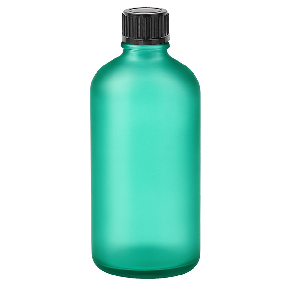 100ml Flasche 11mm Schraubverschluss schwarz Standard GreenL. UT18/100