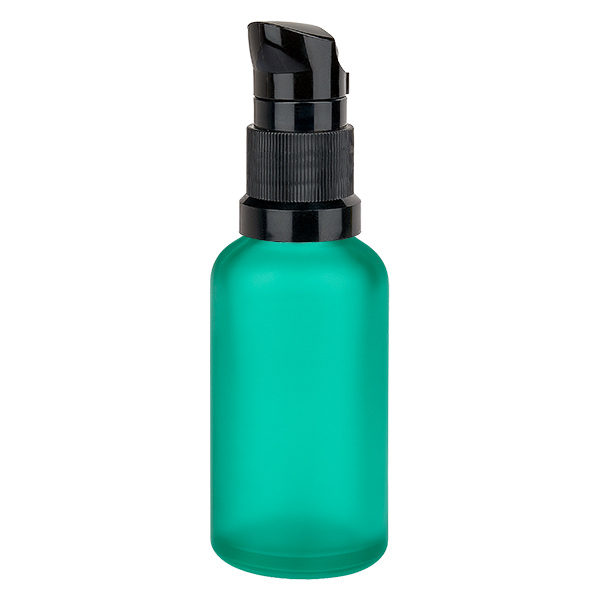50ml Pumpflasche schwarz Standardverschluss GreenLine UT18/50
