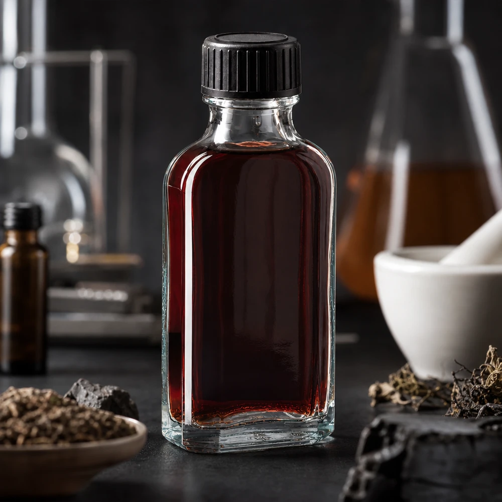 50 ml Meplat klar Schraubverschluss mit EPE-Dichtscheibe Kleine Klarglasflasche 50 ml Meplat mit EPE-Dichtscheibe ideal für Laborproben und Naturprodukte