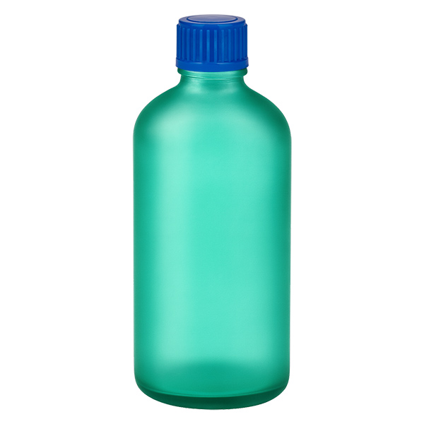 100ml Flasche 11mm Schraubverschluss blau Standard GreenLine UT18/100 100ml Flasche 11mm Schraubverschluss blau Standard GreenLine UT18/100