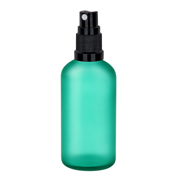 100ml Sprayflasche schwarz Standardverschluss GreenLine UT18/100