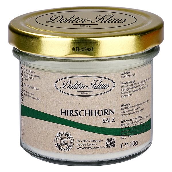 Hirschhornsalz 120g Doktor-Klaus noWaste