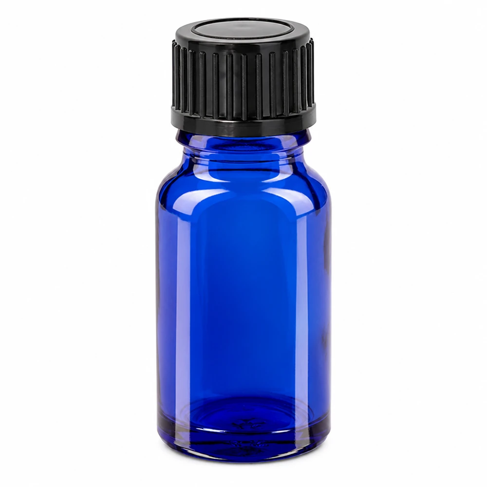 10ml Flasche 11mm Schraubverschluss schwarz Standard BlueLine UT18/10
