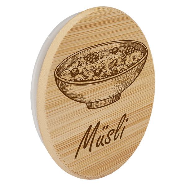 Holzdeckel "Müsli" für WECK RR100 Holzdeckel "Müsli" für WECK RR100