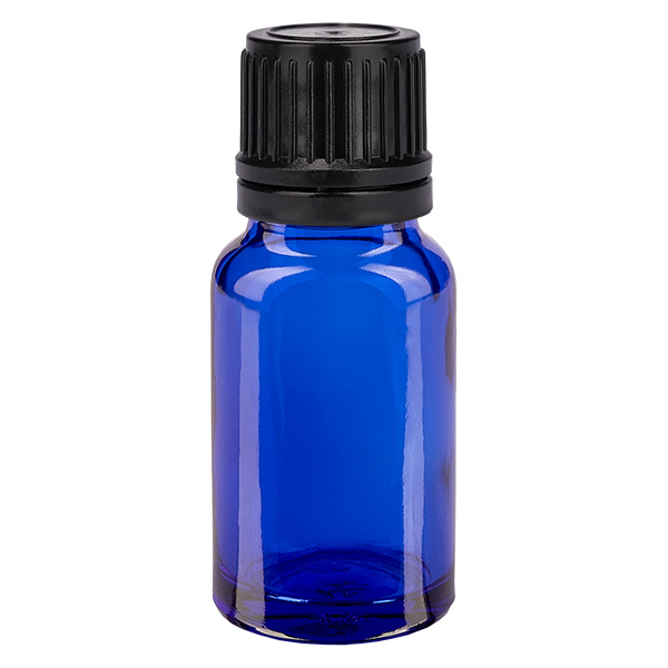 10ml Globuliflasche 3mm Giessring schwarz Originalitätsverschluss BlueL. UT18/10