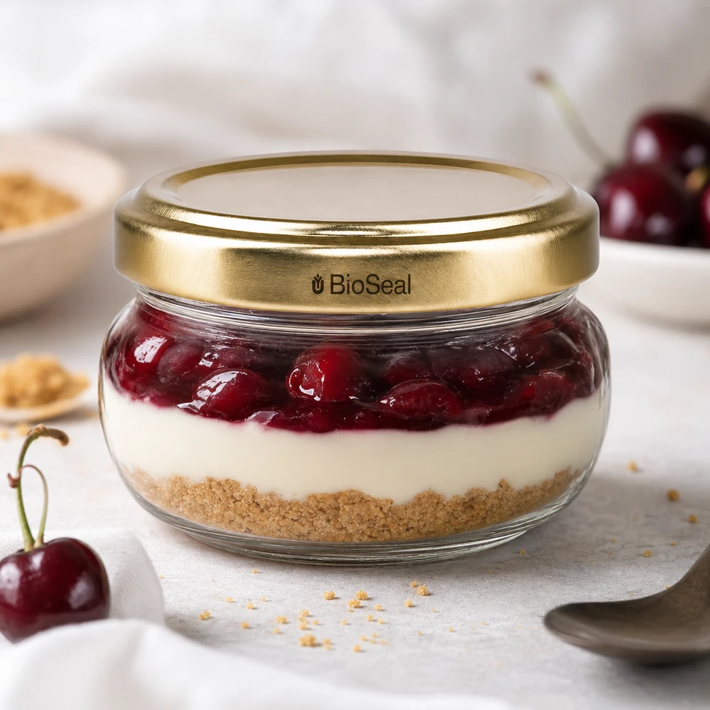 120ml Terrinenglas mit BioSeal Deckel gold UNiTWIST 120ml Terrinenglas mit BioSeal Deckel gold UNiTWIST