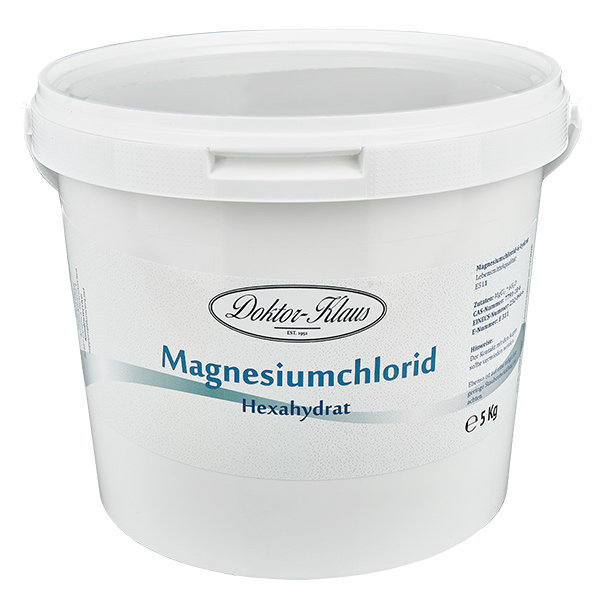 Magnesiumchlorid 5kg (E511) Doktor-Klaus Magnesiumchlorid 5kg (E511) Doktor-Klaus
