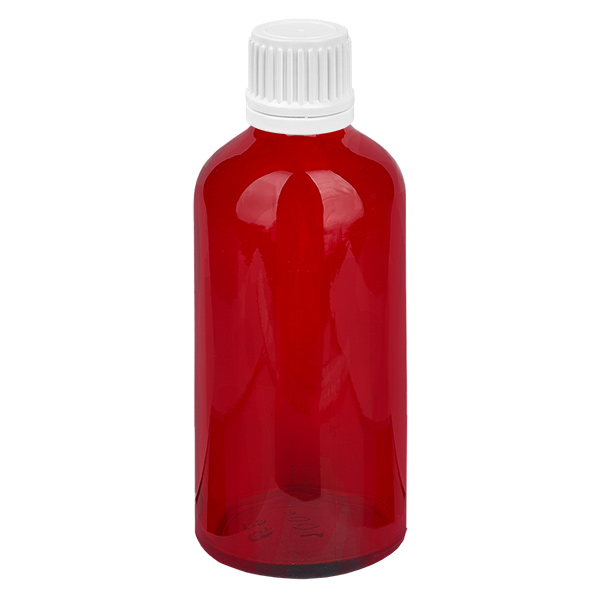 100ml Flasche 11mm Schraubverschluss weiß Originalitätsverschluss RedLine UT18/100