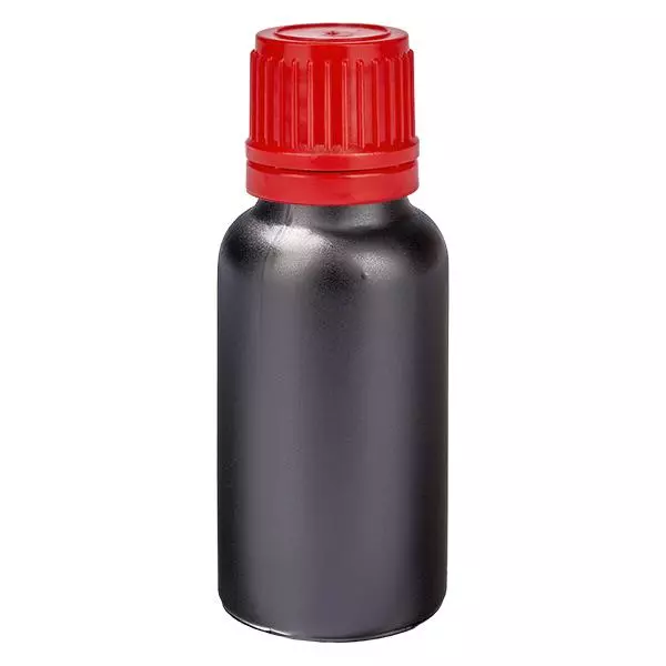 20ml Flasche 11mm Schraubverschluss rot Originalitätsverschluss BlackLine UT18/20 20ml Flasche 11mm Schraubverschluss rot Originalitätsverschluss BlackLine UT18/20