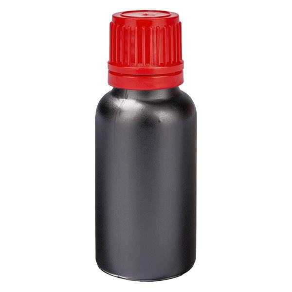20ml Flasche 11mm Schraubverschluss rot Originalitätsverschluss BlackLine UT18/20 20ml Flasche 11mm Schraubverschluss rot Originalitätsverschluss BlackLine UT18/20
