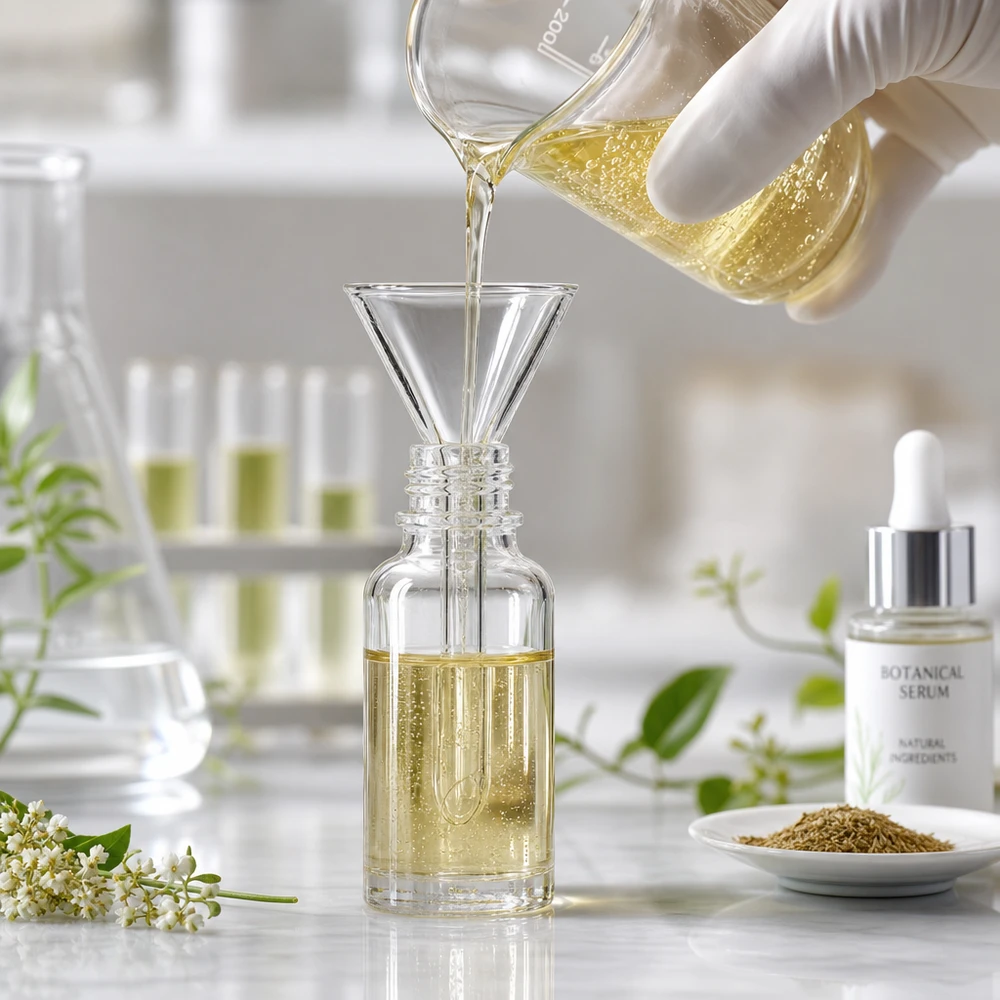 Säureresistenter Glastrichter 30mm Durchmesser mit ergonomischem Design für Laboranalytik