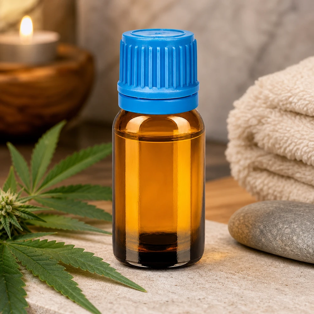 Vielseitige 10ml Glasflasche für DIY-Kosmetik Parfums Tinkturen und Heilöle geeignet