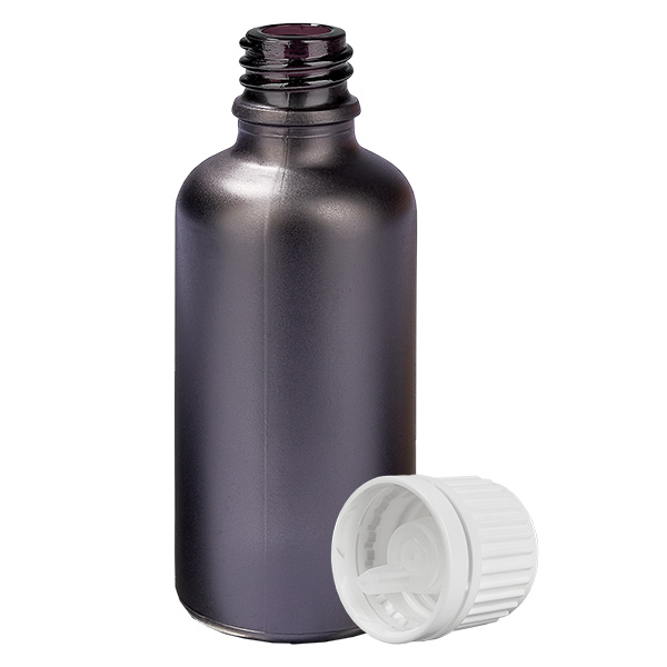 50ml Tropfflasche 0.7mm weiß Originalitätsverschluss BlackLine UT18/50