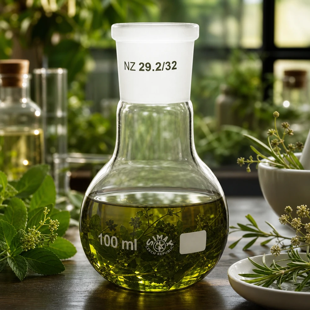 Graduierter 100ml Stehkolben mit Normschliff 29/32 - präzise Volumenbestimmung im Labor