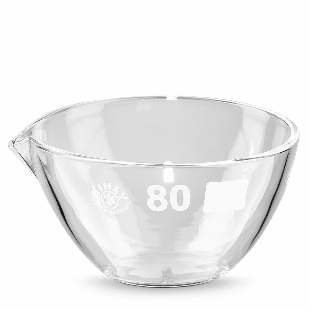 Professionelle Laborschale 90ml mit Ausguss für chemische Verdampfungsprozesse
