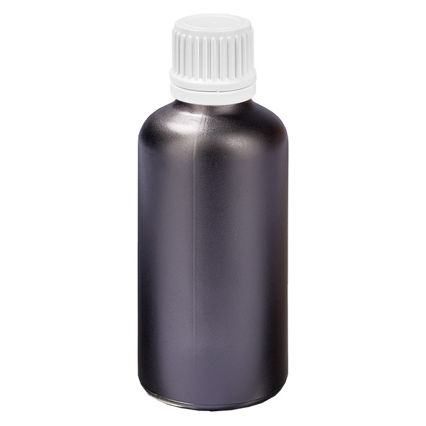 50ml Flasche 11mm Schraubverschluss weiß Originalitätsverschluss BlackLine UT18/50 50ml Flasche 11mm Schraubverschluss weiß Originalitätsverschluss BlackLine UT18/50