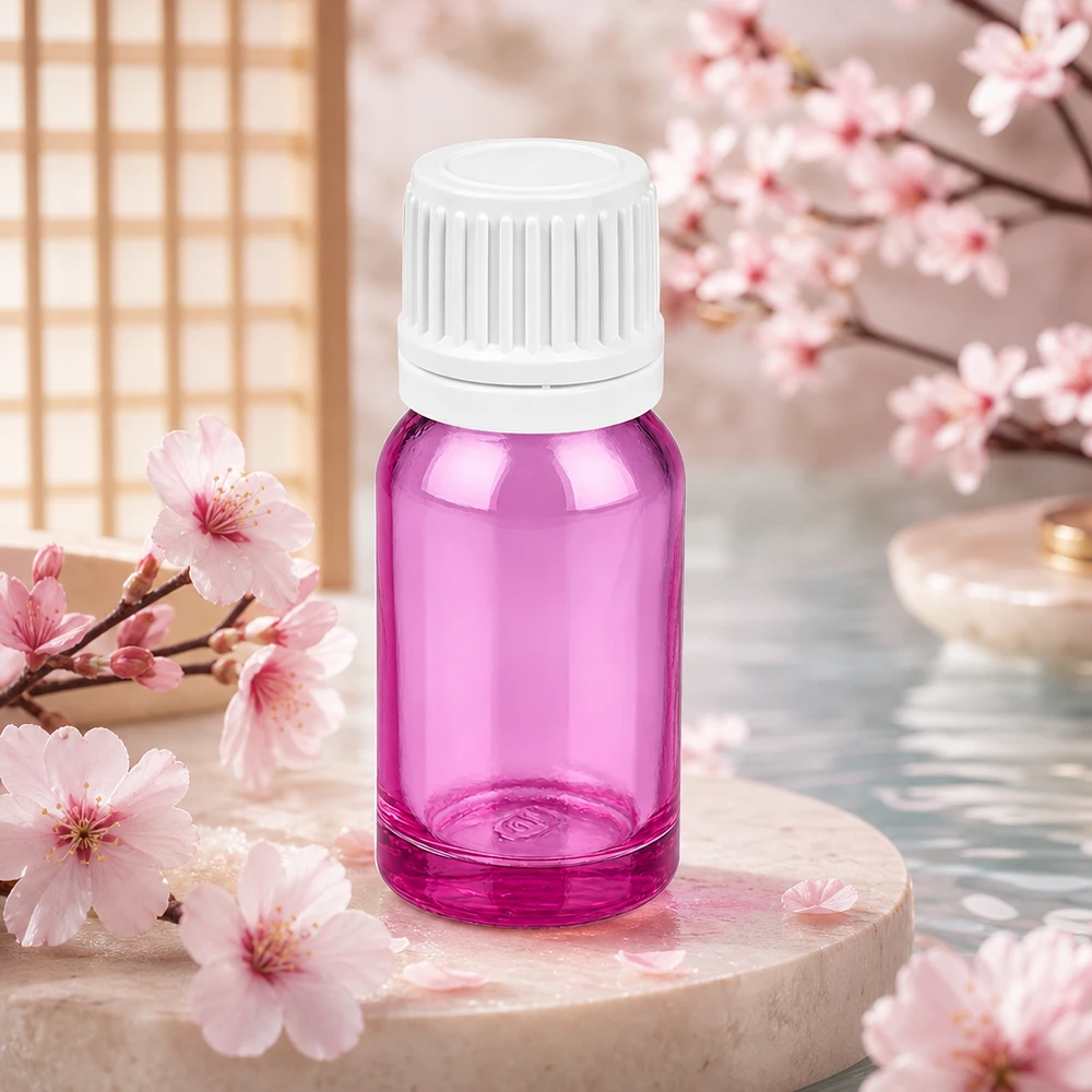 Umweltfreundliche 10ml Glasflasche in Violett wiederverwendbar für nachhaltige Nutzung