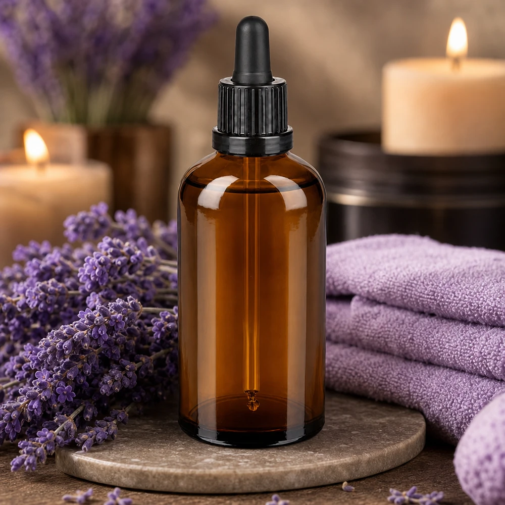 100ml Pipettenflasche schwarz Originalitätsverschluss BrownLine UT18/100 Braune 100ml Pipettenflasche mit schwarzer Gummi-Pipette für Naturkosmetik