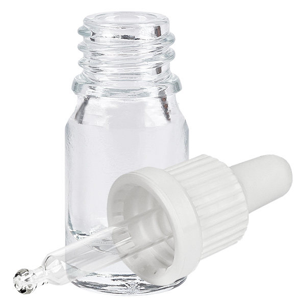 5ml Pipettenflasche weiß Originalitätsverschluss ClearLine UT18/5 5ml Pipettenflasche weiß Originalitätsverschluss ClearLine UT18/5