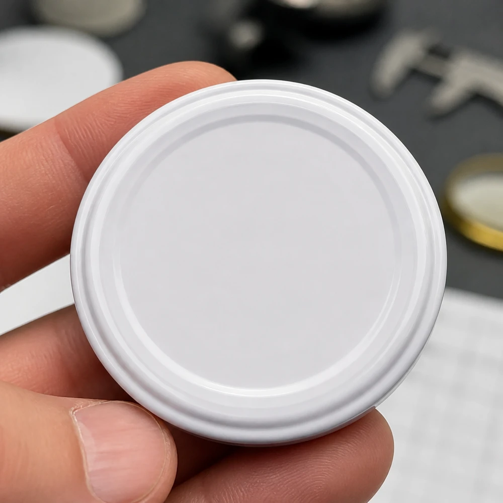 82mm BioSeal Deckel weiß (TO82) UNiTWIST UNiTWIST TO82 weisser BioSeal Deckel TO82 Groesse fuer Konfituerenglaeser und Vorratsglaesern