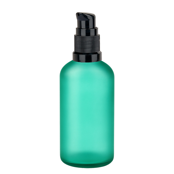 100ml Pumpflasche schwarz Standardverschluss GreenLine UT18/100