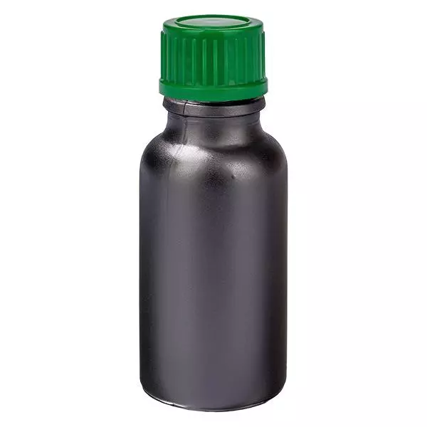 20ml Flasche 11mm Schraubverschluss grün Standard BlackLine UT18/20 20ml Flasche 11mm Schraubverschluss grün Standard BlackLine UT18/20