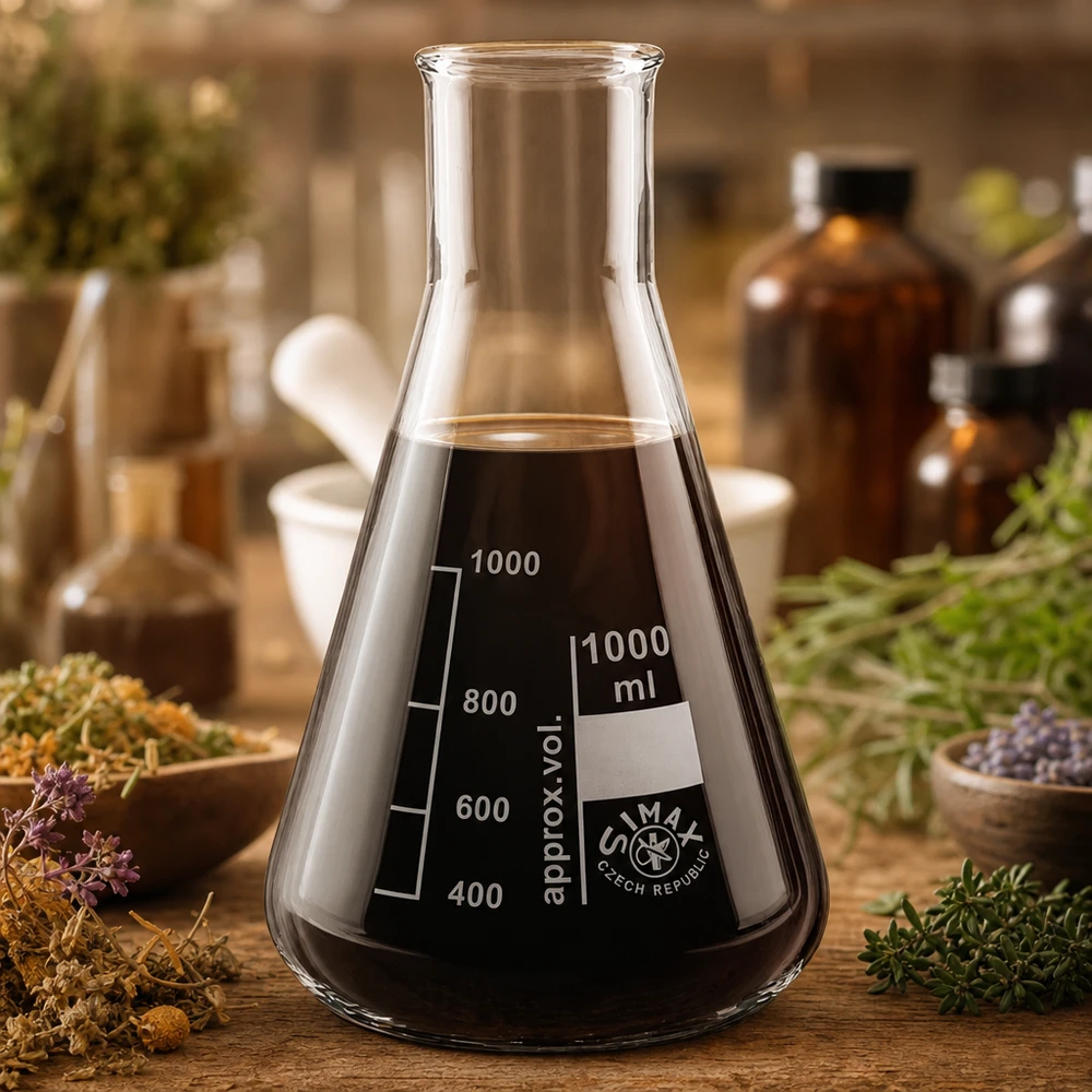 Erlenmeyerkolben 300ml Weithals Graduierter Kolben 300ml aus robustem Laborglas mit praktischem Weithals Design