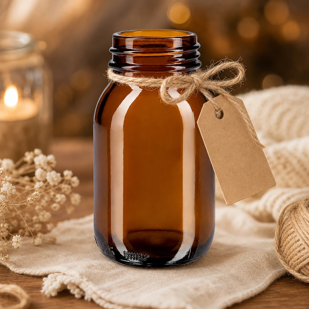 125ml Weithalsflasche Braunglas Handliche 125ml Braunglasflasche mit Weithals für vielseitige Anwendungen
