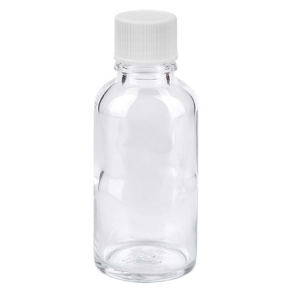 30ml Flasche 11mm Schraubverschluss weiß Standard ClearLine UT18/30 30ml Flasche 11mm Schraubverschluss weiß Standard ClearLine UT18/30