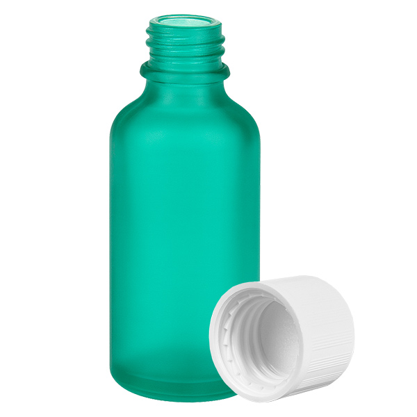 50ml Flasche 11mm Schraubverschluss weiß Standard Kindersicherung GreenLine UT18/50 50ml Flasche 11mm Schraubverschluss weiß Standard Kindersicherung GreenLine UT18/50