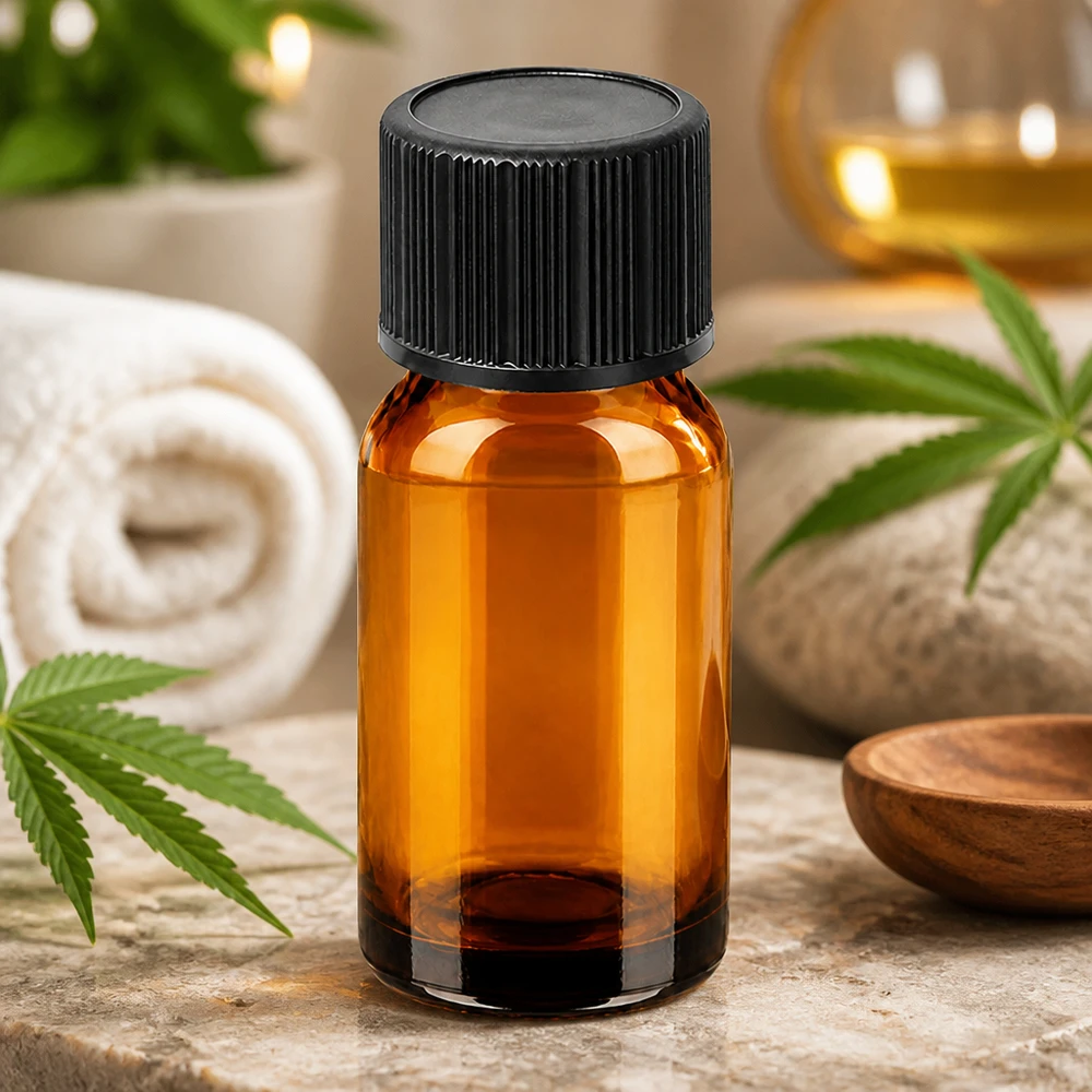 Professionelle 10ml Tropfflasche mit schwarzem STD-Verschluss für pharmazeutische Anwendungen