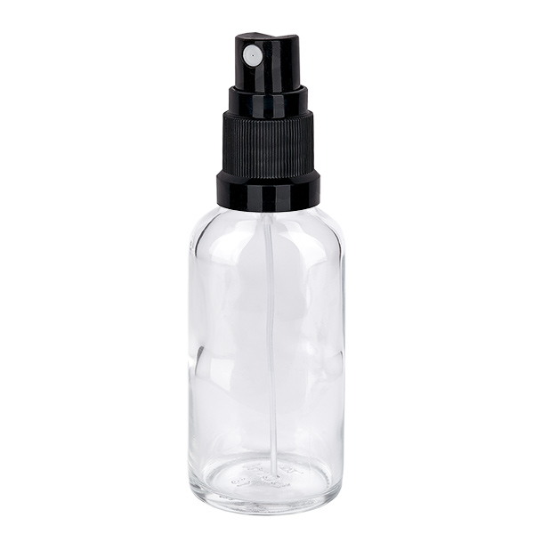 50ml Sprayflasche schwarz Standardverschluss ClearLine UT18/50