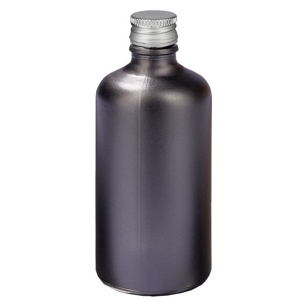 100ml Flasche 11mm Schraubverschluss Alu-Sil Standard BlackL. UT18/100