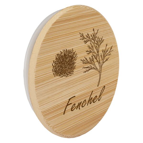 Holzdeckel "Fenchel" für WECK RR60 Holzdeckel "Fenchel" für WECK RR60