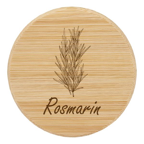 Holzdeckel "Rosmarin" für WECK RR60 Holzdeckel "Rosmarin" für WECK RR60